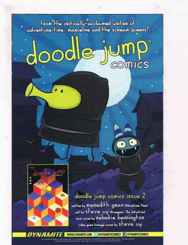 Doodle Jump Comics # 1 Of 6 NM Variant Cover Dynamite Entertainment Comics S71