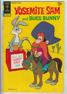 Yosemite Sam and Bugs Bunny #10 (Oct-72) FN+ Mid-High-Grade Bugs Bunny, Yosem...