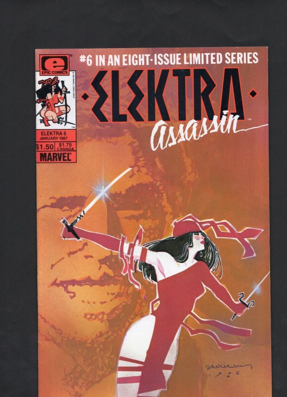 Elektra Assassin #6  1986 Frank Miller Bill Sienkiewicz