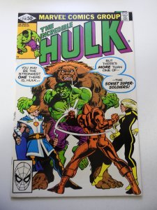 The Incredible Hulk #258 (1981) VF Condition
