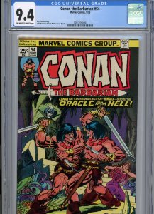 Conan 54  CGC 9.4!  1975   High Grade Bronze Age!