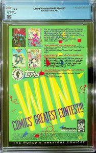 Comics' Greatest World: Arcadia - Ghost #3 (1993) - CGC 9.8 - Cert#42535...