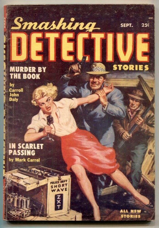 Smashing Detective Stories Pulp 9/1954- Carroll John Daly- Super Duck