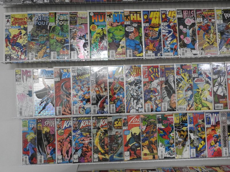 Huge Lot of 130+ Comics W/ Wolverine, Spider-Man, Daredevil Avg. VF Condition.