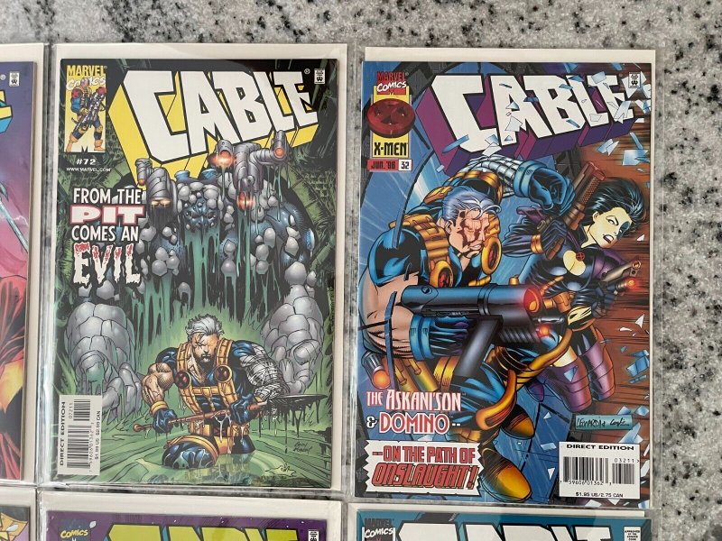 6 Cable Marvel Comic Books # 17 30 31 32 72 89 X-Men X-Force Wolverine Hulk J972
