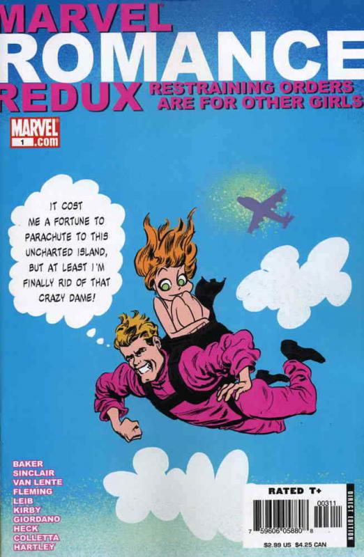 Marvel Romance Redux: Restraining Orders Are For Other Girls #1 VF/NM; Marvel |