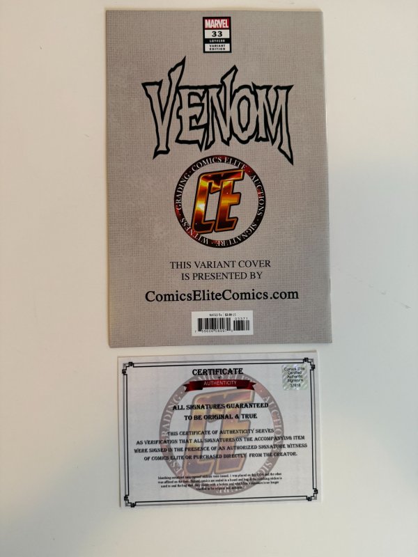 Venom #33 Kirkham Cover A (2021) Signed with COA!