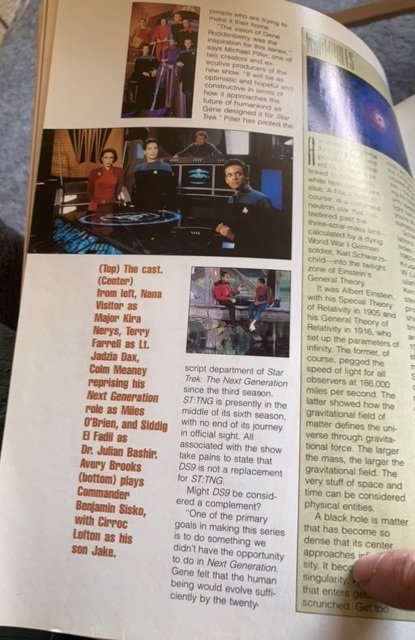 Omni magazine-feb/mar 1993,Star Trek deep space nine