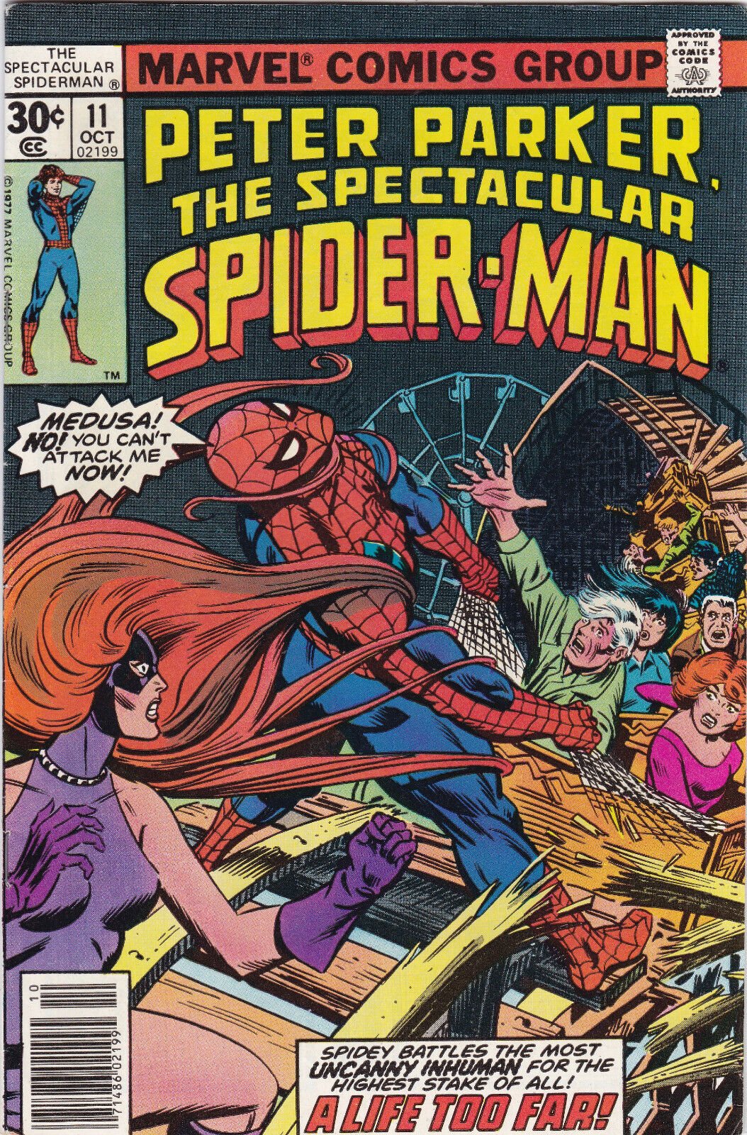 Peter Parker Spectacular Spider-Man #11 F/VF to VF- | Comic Books - Bronze  Age, Marvel, Spider-Man, Superhero / HipComic