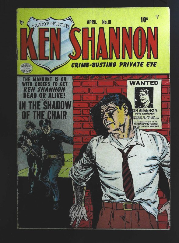 Ken Shannon #10, VG (Actual scan)