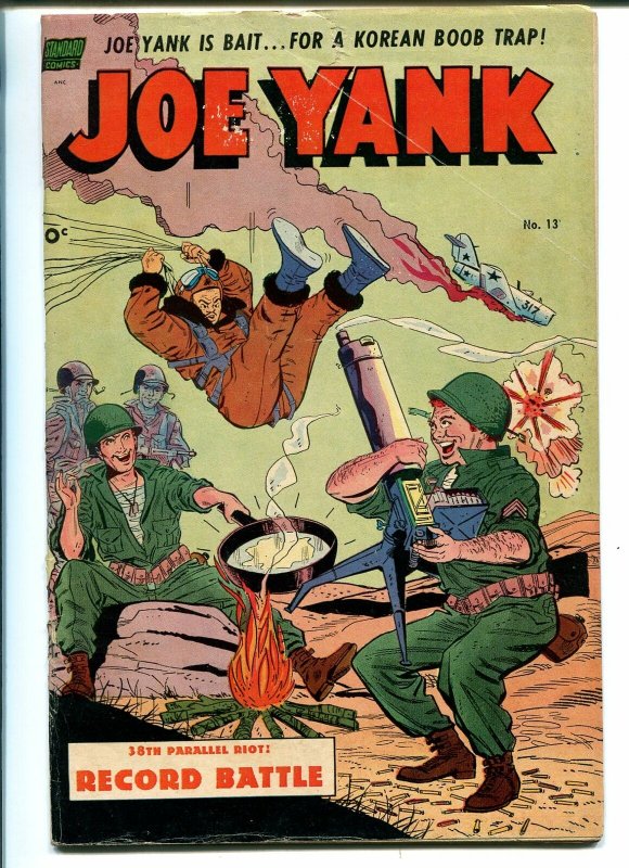 JOE YANK #13 1953-STANDARD-PARACHUTE COVER-ROSS ANDRU-DAN DECARLO-vg/fn