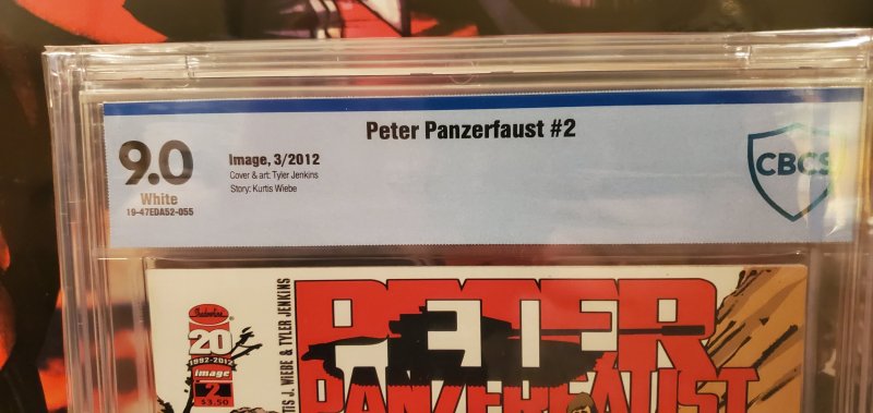 PETER PANZERFAUST #2 (1st Print) CBCS 9.0 Image Wiebe story Jenkins art