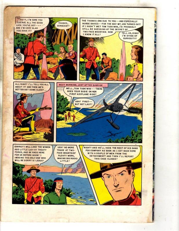 Zane Grey's King Of The Royal Mounted # 6 VG- Dell Comic Book Golden Age JL18