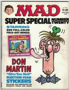 MAD SPECIAL (1976) 20 VG  DON MARTIN STICKERS