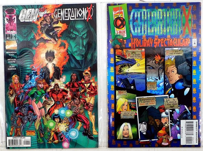 Gen 13/Generation X Lot of 2 #1, 4 (1997) Image Comics 1st Print Comic Books
