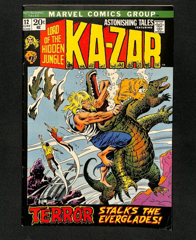 Astonishing Tales #12 Ka-Zar 2nd Man-Thing!