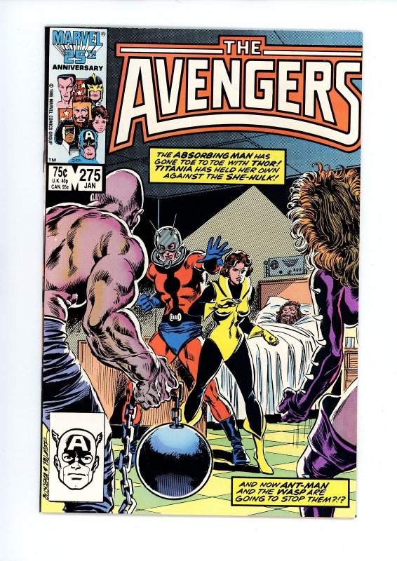 AVENGERS #275- DIRECT EDITION (1987) 