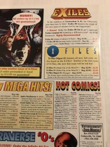 THE X-FILES Annual #1 : Topps 1995 VF; Newsstand Variant, Fox & SCULLY