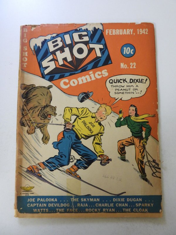 Big Shot Comics #22 (1942) Fair condition see description