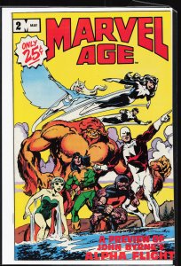 Marvel Age #2 (1983) Alpha Flight