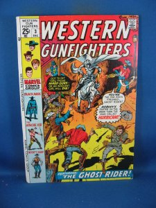 WESTERN GUNFIGHTERS 3 VF MARVEL GHOST RIDER 1970