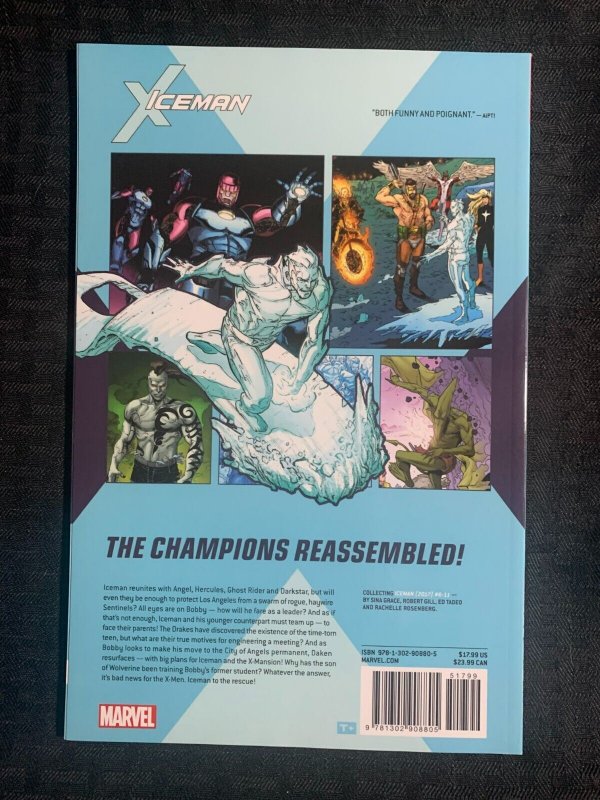 2018 ICEMAN Volume 2 Absolute Zero SC VF+ 8.5 1st Marvel Comics
