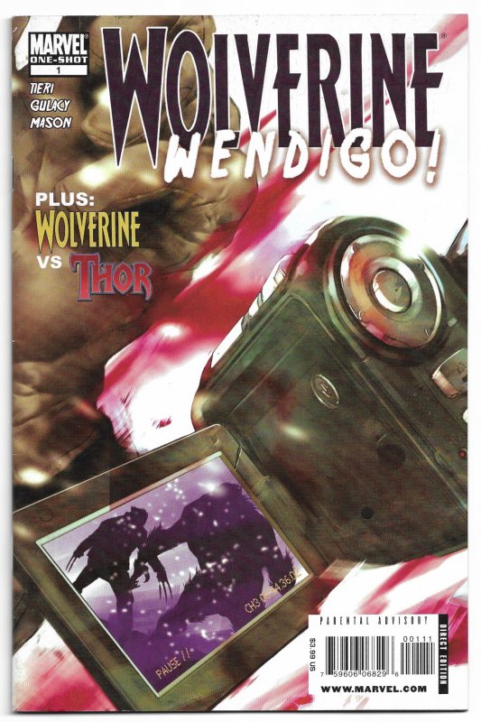 Wolverine Wendigo #1 One-Shot (2010) (VF-NM)