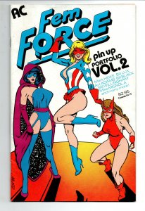 Femforce Pin Up Portfolio #2 - AC Comics - 1988 - FN 