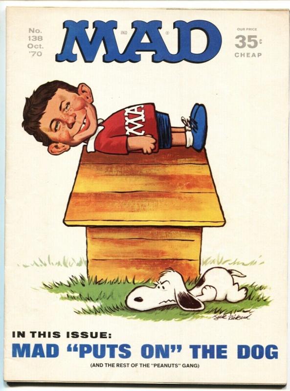 Mad-Magazine-#138-1970-Mort Drucker-Don Martin-David Berg- HIGH GRADE