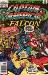 Captain America (1st Series) #217 FN; Marvel | Quasar - we combine shipping 