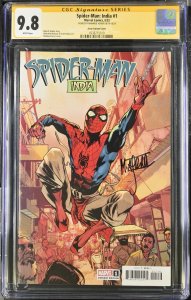 Spider-Man : India (2023) # 1 (CGC 9.8 SS) Signed Mahmud Asrar * Census = 1 *War