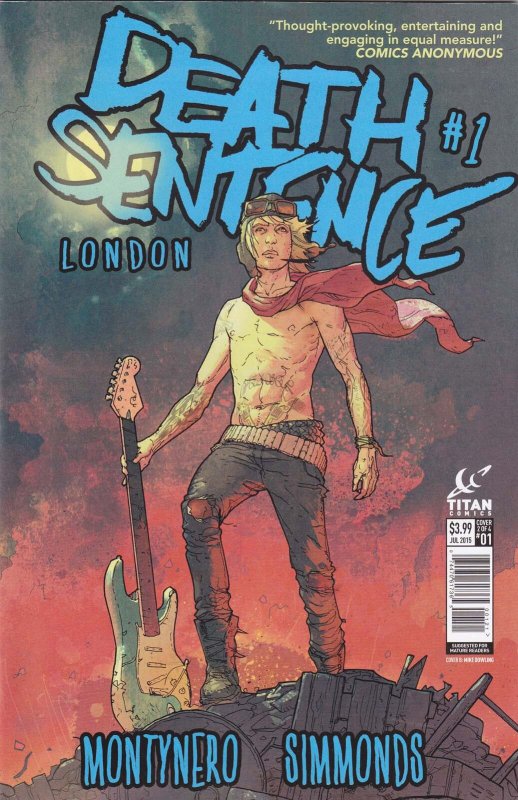 Death Sentence London #1B VF/NM ; Titan | Michael Dowling variant
