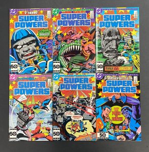 Super Powers Lot (1984) (1985) (1986) Three Complete Sets 15 VF- (7.5) Books