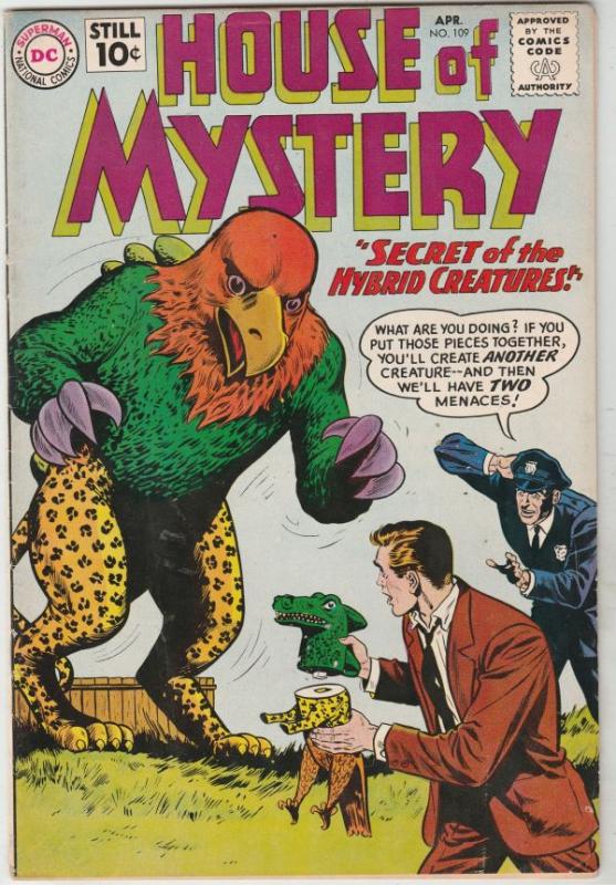 House of Mystery #109 (Apr-61) FN/VF Mid-High-Grade 