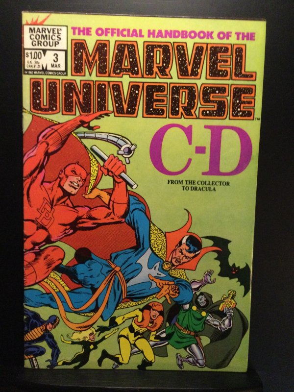 The Official Handbook of the Marvel Universe #3 (1983)
