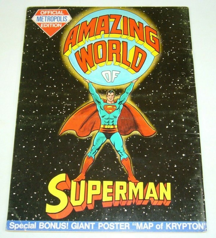 Amazing World of Superman: Metropolis Edition #1 VG dc treasury w/krypton poster