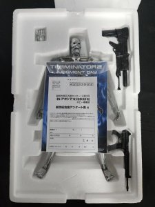 Terminator 2 Judgement Day 1/6 Scale T-800 Endo Skeleton Silver Repaint Ver. ...