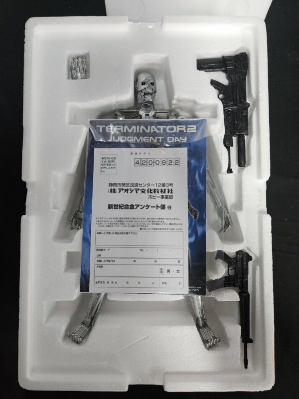 Terminator 2 Judgement Day 1/6 Scale T-800 Endo Skeleton Silver Repaint Ver. ...