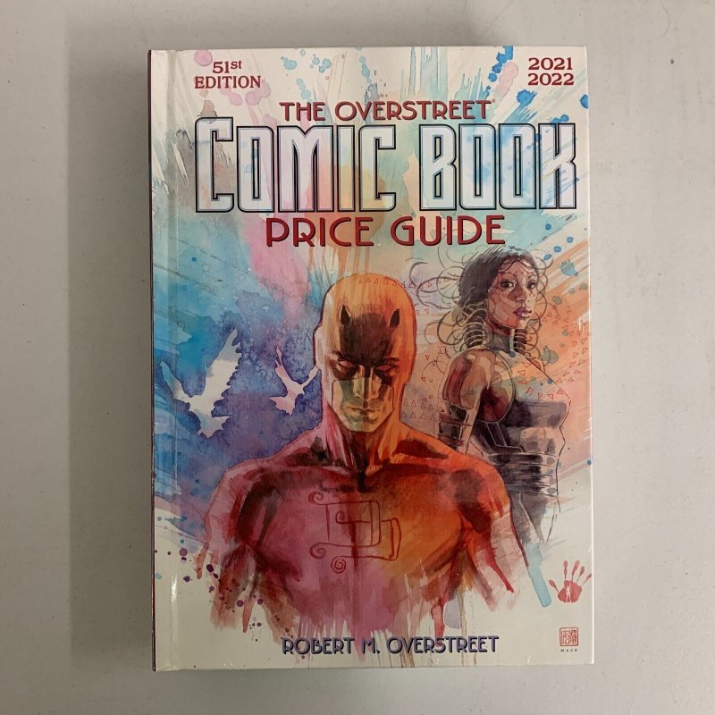 OVERSTREET COMIC Book Price Guide 51st Edition David Mack Cover Hardcover 