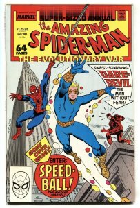 AMAZING SPIDER-MAN ANNUAL #22-MARVEL-First SPEED-BALL comic book