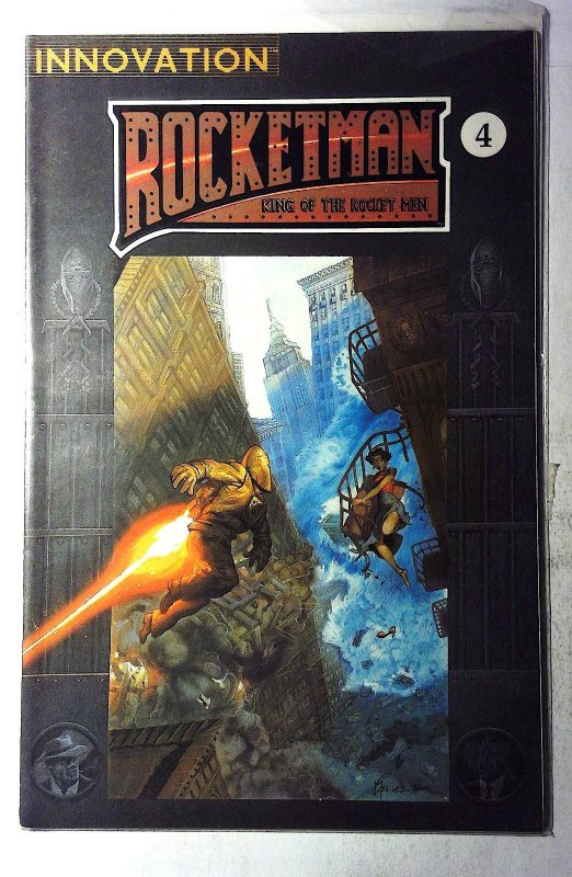 Rocket Man: King of the Rocket Men #4 (1991) Innovation Comics 1st Print Comic