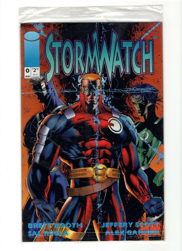 STORMWATCH #0 (Polybagged With Card) (Image, 1993) 