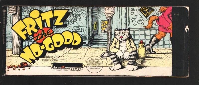 Fritz the No-Good #730 1972-Robert Crum art-Fritz the Cat-Size is about 10 3/...