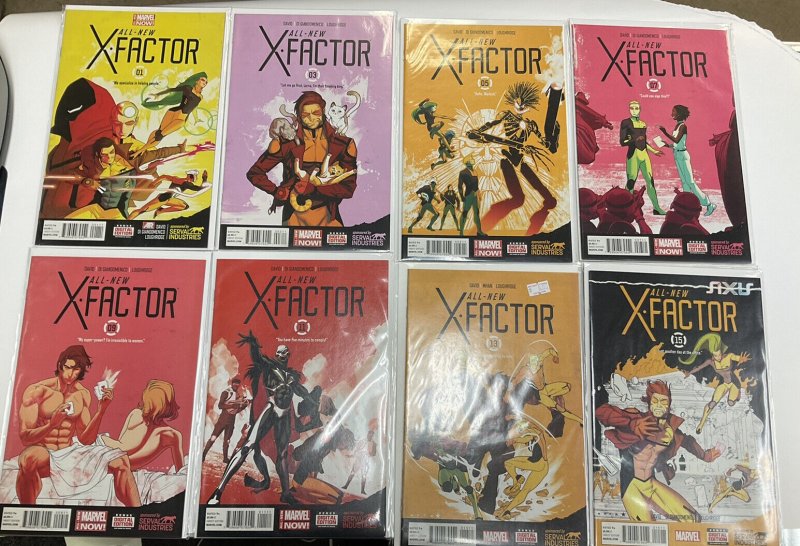 MARVEL ALL NEW X FACTOR 1-18 COMIC BOOK SET