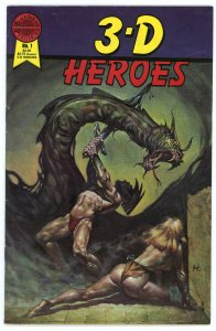3-D Heroes #1 Steve Huston Blackthorne VF