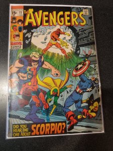 Avengers #72! First Appearance of Zodiak! Fine