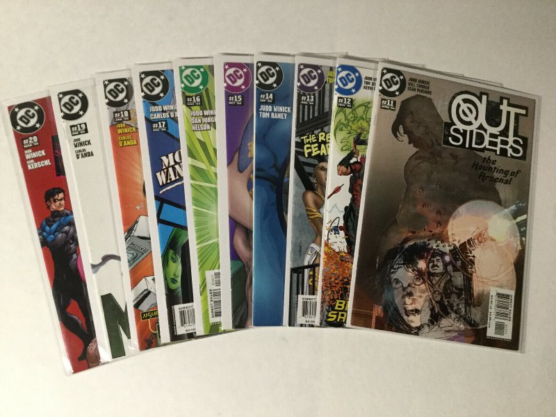 Outsiders 1 2 3 4 5 6 7 8 9 10 11 12 13-50 Complete Lot Set Run Nm Near Mint Dc