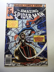 The Amazing Spider-Man #210 (1980) 1st App of Madame Web! GD/VG Condition