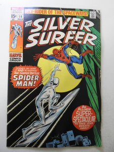 Silver Surfer #14 VG+ Condition rust on staples