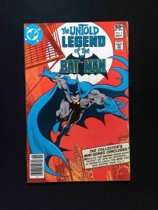 Untold Legend of the Batman #3  DC Comics 1980 VF+ NEWSSTAND